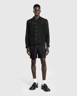 Bode Meandering Lace Long-Sleeve Shirt- Shirts
