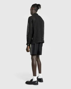 Bode Meandering Lace Long-Sleeve Shirt- Shirts