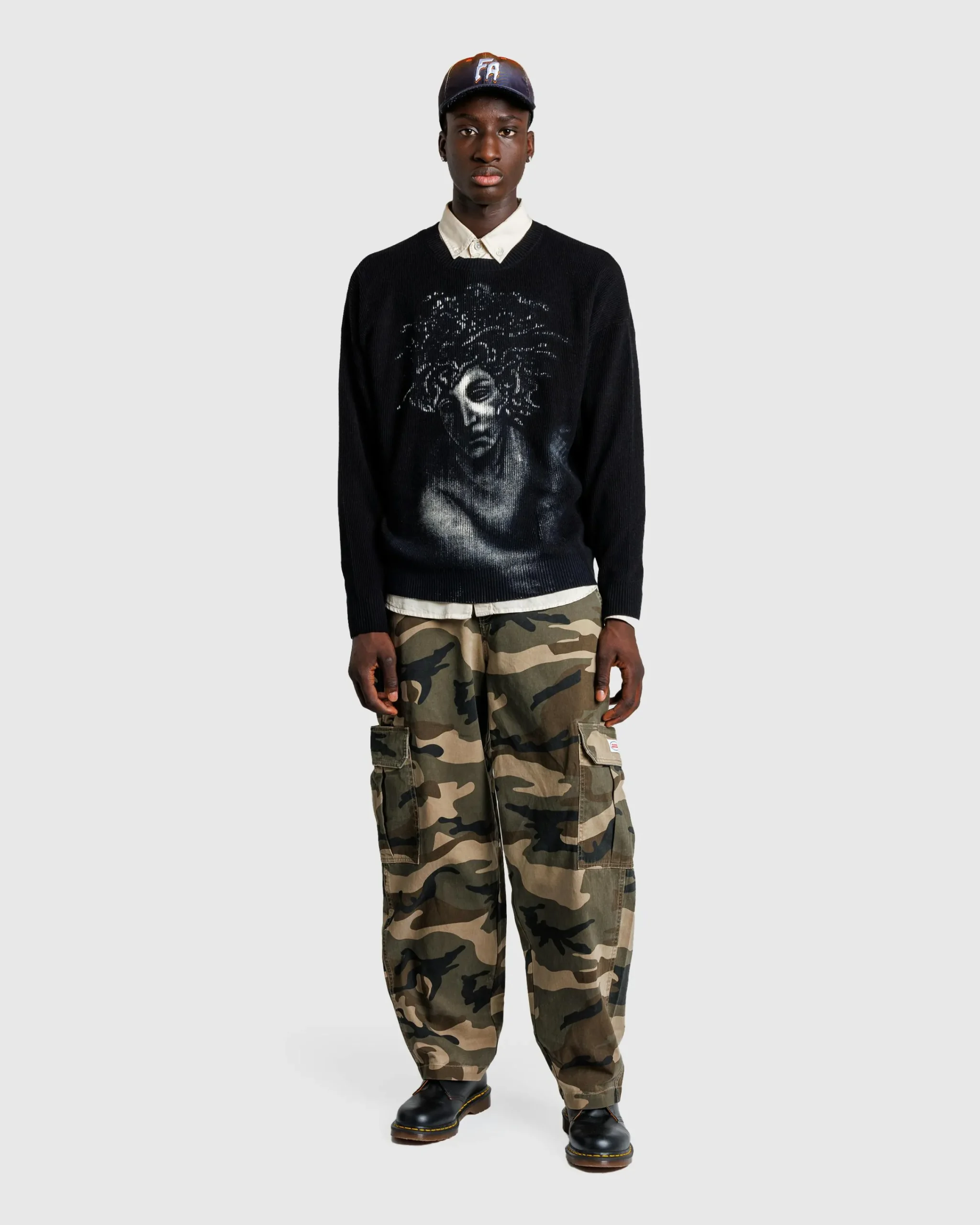 Fucking Awesome Medusa Sweater- Knitwear
