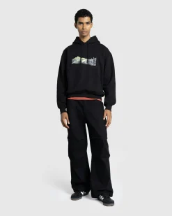 Rayon Vert Mesozoic Hoodie Golgotha Black- Sweats