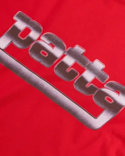 Patta Metal T-Shirt Haute Red- Tops