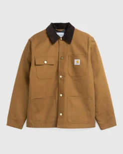 Carhartt WIP Michigan Coat Hamilton Brown/Tobacco/Rigid- Shirts