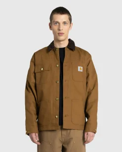 Carhartt WIP Michigan Coat Hamilton Brown/Tobacco/Rigid- Shirts