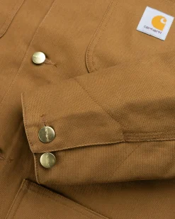 Carhartt WIP Michigan Coat Hamilton Brown/Tobacco/Rigid- Shirts