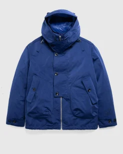C.P. Company Micro Kei Hooded Jacket Estate Blue- Outerwear