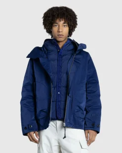 C.P. Company Micro Kei Hooded Jacket Estate Blue- Outerwear