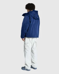 C.P. Company Micro Kei Hooded Jacket Estate Blue- Outerwear