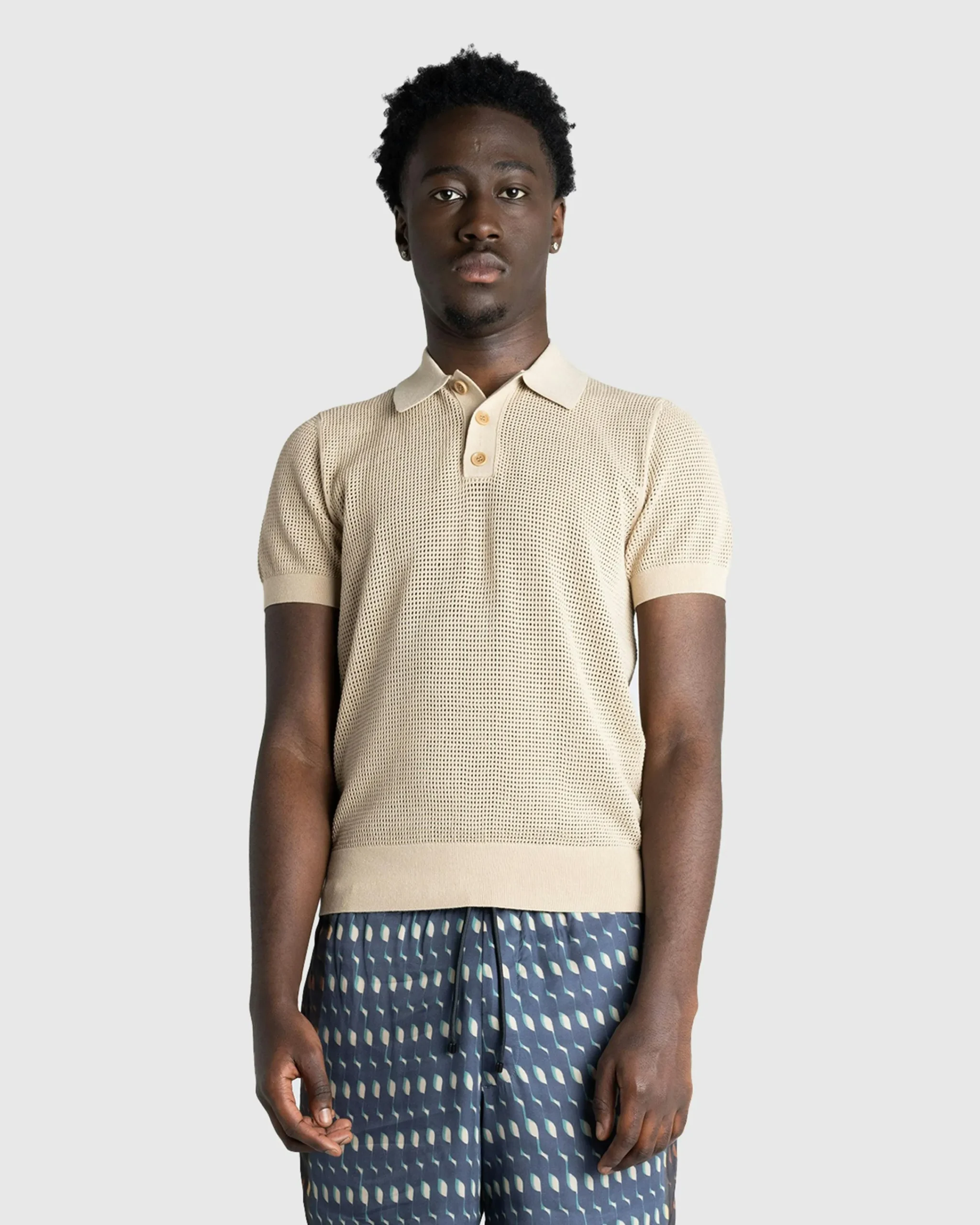 Dries van Noten Mindo Knit Polo- Tops