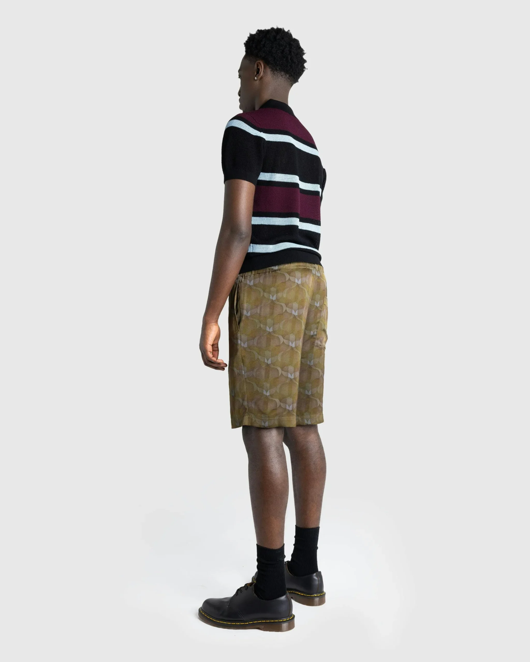 Dries van Noten Mindo Knit Polo /Stripes- Tops