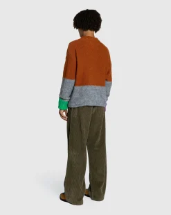 ERL Mohair Skull Intarsia Sweater Knit- Knitwear