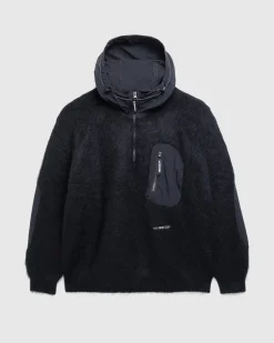 And Wander Mohair Wool Knit Hoodie- Sweats