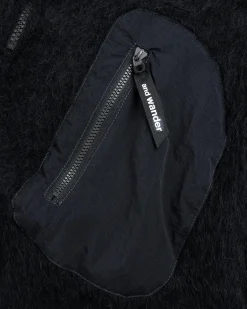 And Wander Mohair Wool Knit Hoodie- Sweats