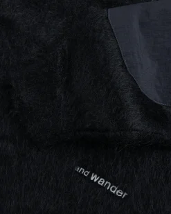 And Wander Mohair Wool Knit Hoodie- Sweats