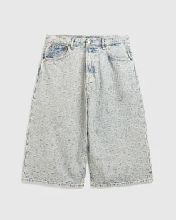 Acne Studios Monogram Denim Shorts- Shorts