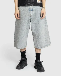 Acne Studios Monogram Denim Shorts- Shorts