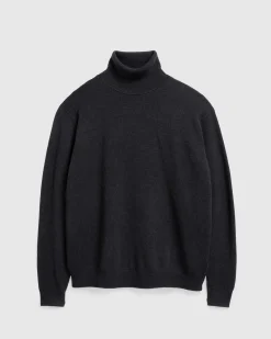 Dries van Noten Muzo Turtleneck Sweater Dark Brown- Knitwear