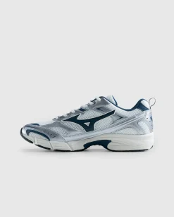 Mizuno MXR Snow White/Majolica Blue/Silver- Sneakers