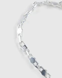 Hatton Labs Nacre Chain Sterling Silver/Cream- Jewelry