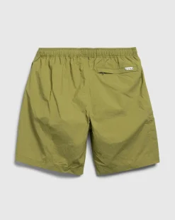 Highsnobiety HS05 Natural Dyed Nylon Shorts Olive- Shorts