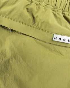 Highsnobiety HS05 Natural Dyed Nylon Shorts Olive- Shorts
