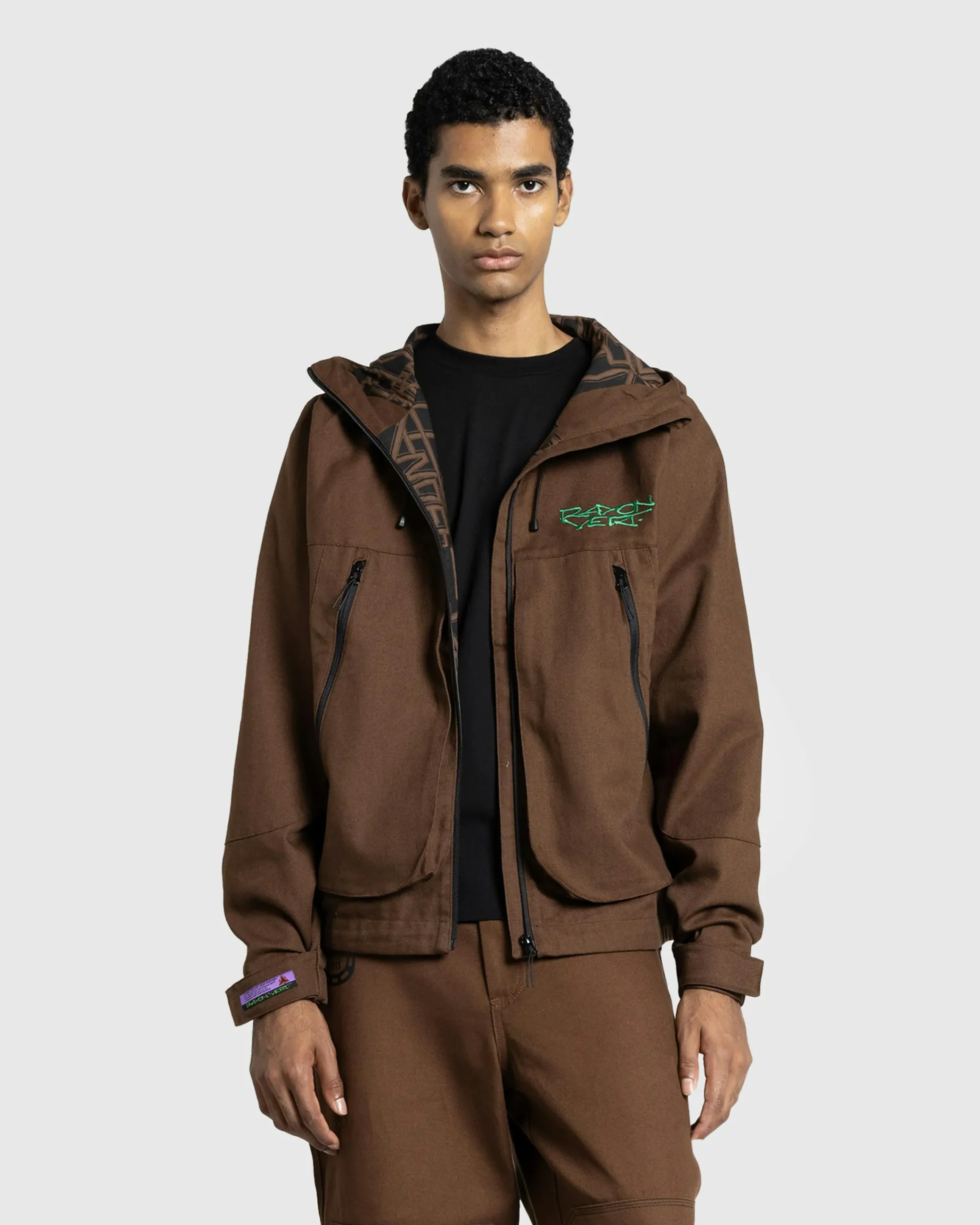 Rayon Vert Nautilus Jacket Bark Brown- Outerwear