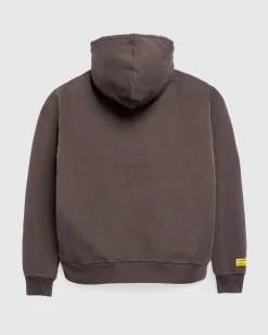 Highsnobiety Neue Baukunst Fleece Hoodie Dark Brown- Sweats