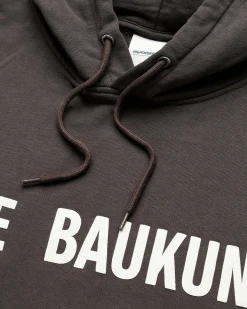 Highsnobiety Neue Baukunst Fleece Hoodie Dark Brown- Sweats