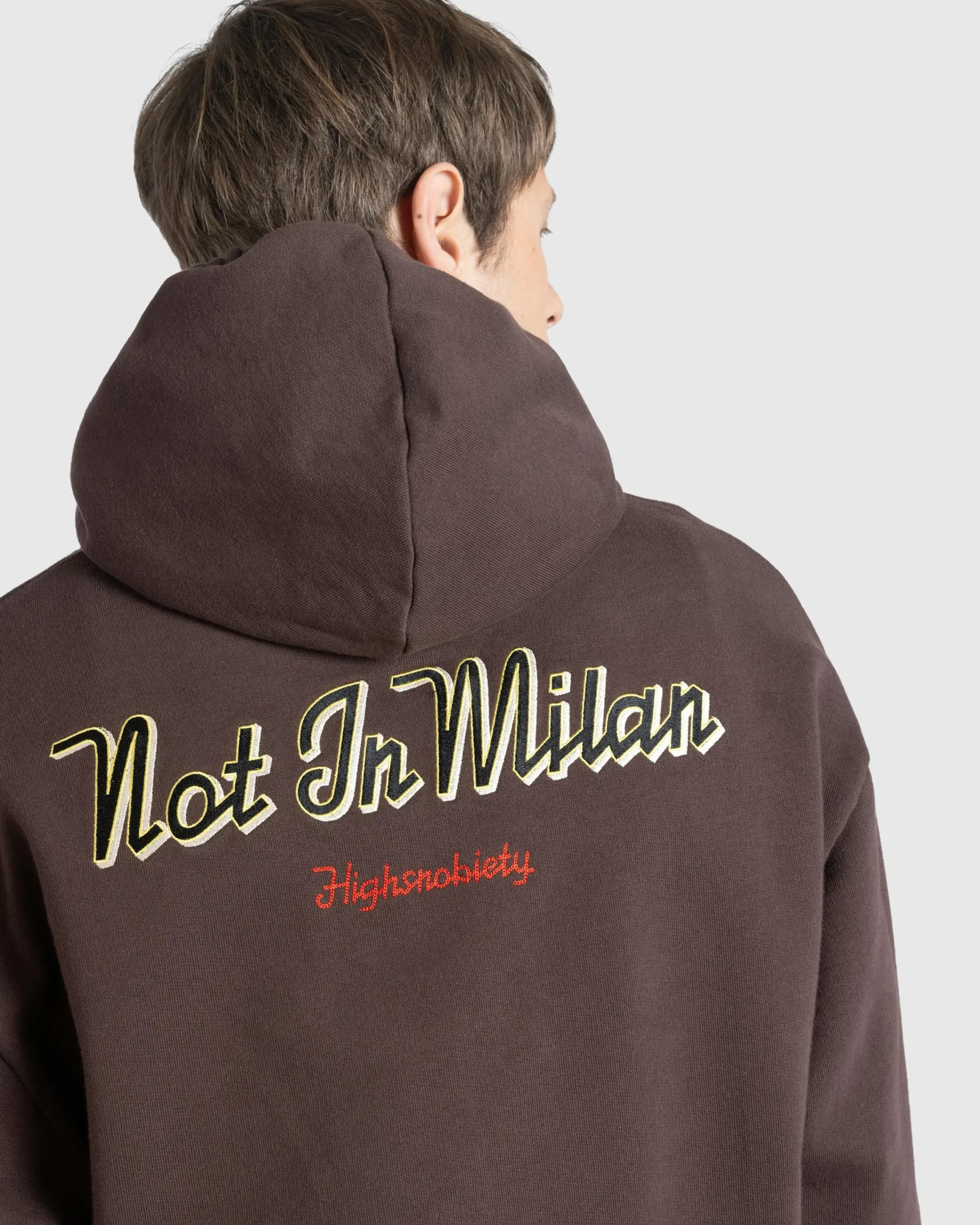 Highsnobiety Not in Milan Hoodie- Sweats