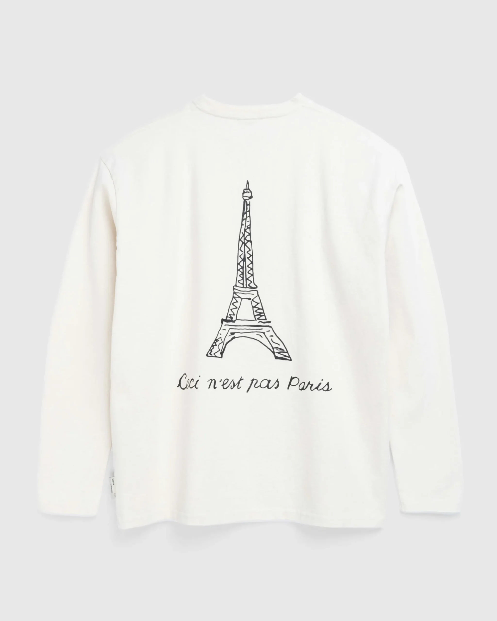 Highsnobiety Not In Paris Long Sleeve Off White- Tops