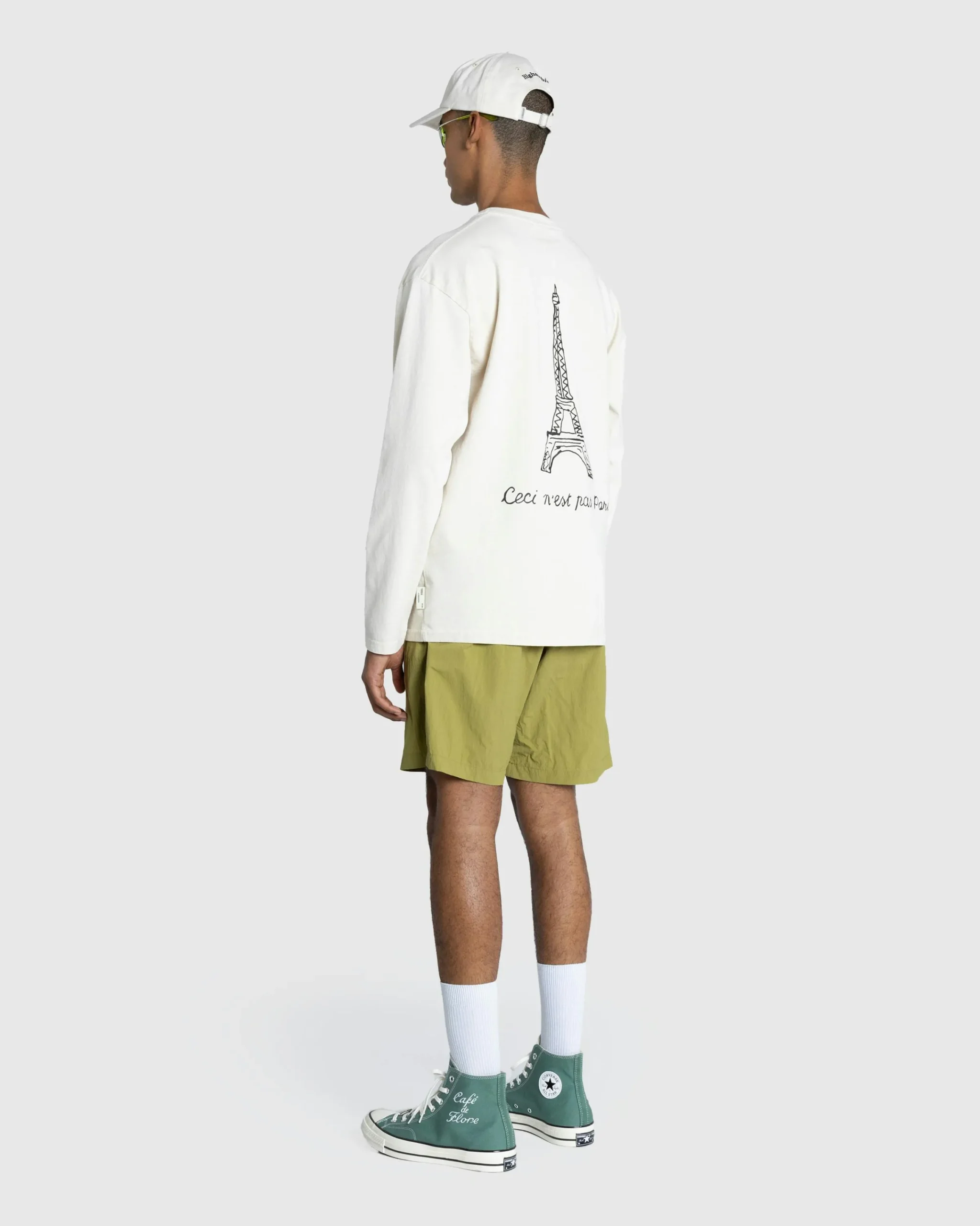 Highsnobiety Not In Paris Long Sleeve Off White- Tops