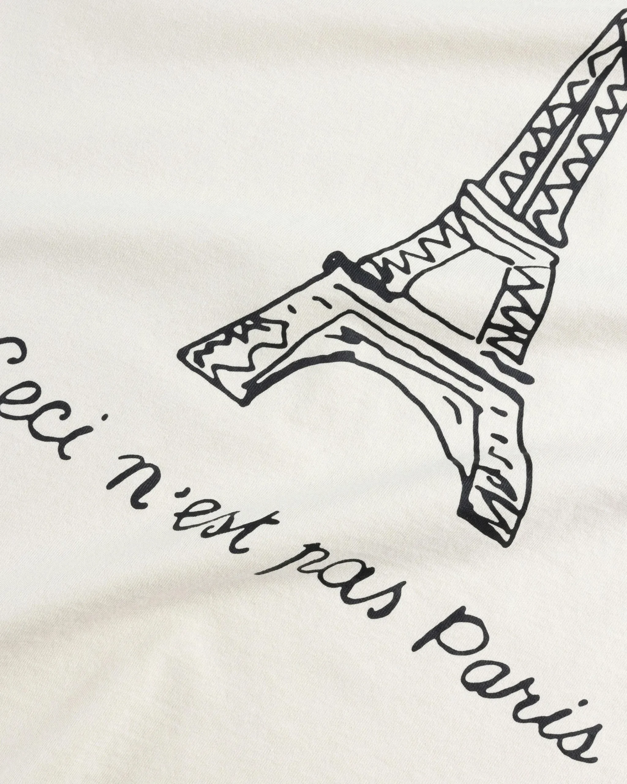 Highsnobiety Not In Paris Long Sleeve Off White- Tops