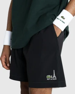 Lacoste Not In Paris Tennis Shorts Black- Shorts