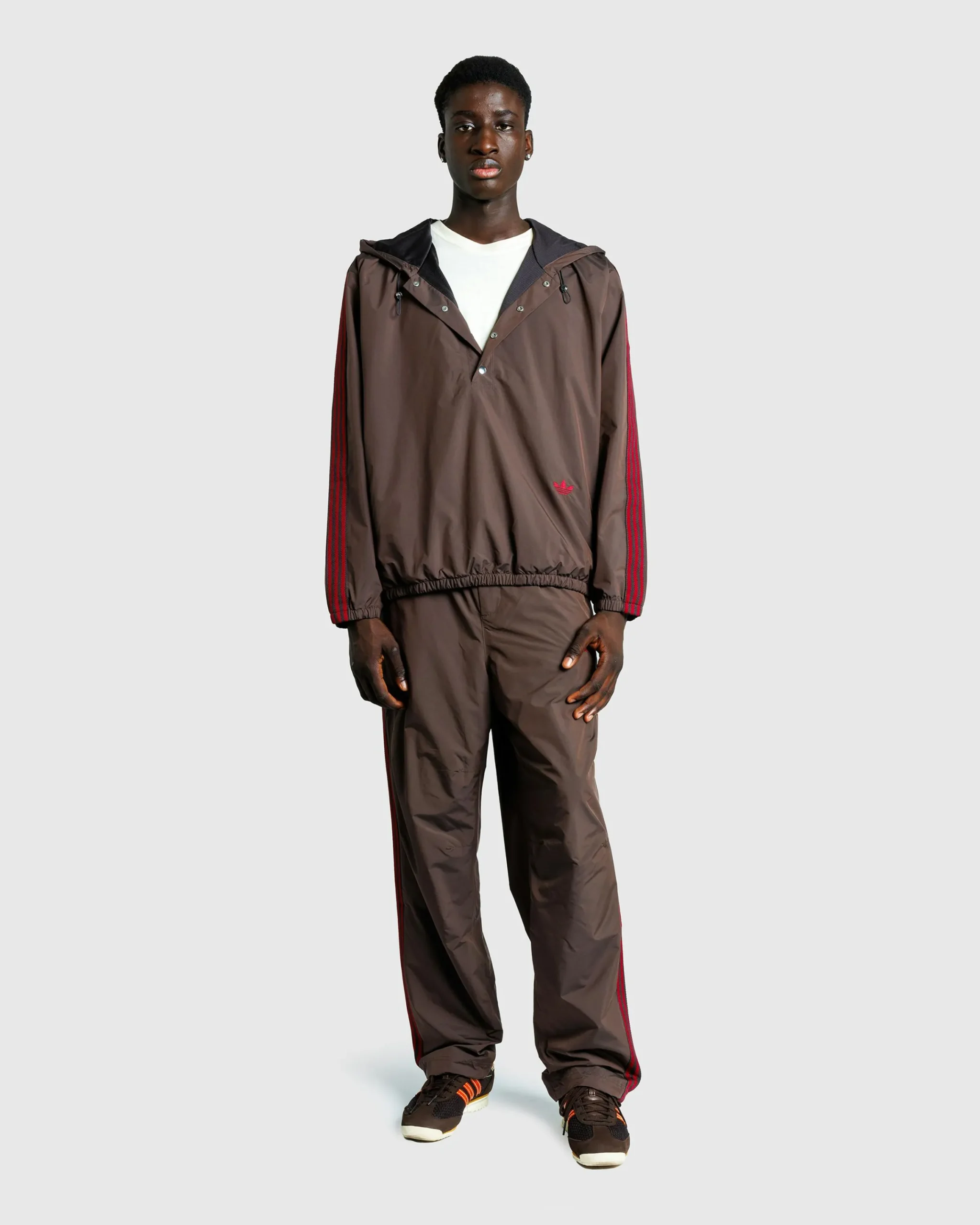 adidas Nylon Anorak Brown- Outerwear