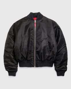 Stockholm Surfboard Club Nylon Bomber Jacket- Outerwear