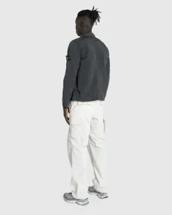 Stone Island Nylon Metal Overshirt Lead Grey- Shirts