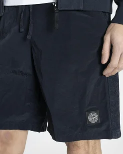 Stone Island Nylon Metal Swim Shorts Navy Blue- Swimwear
