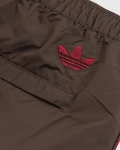 adidas Nylon Track Pant Brown- Pants
