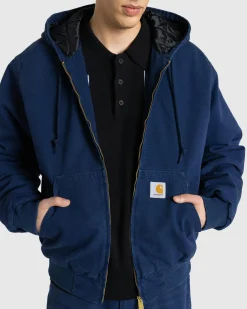 Carhartt WIP OG Active Jacket Air Force Blue/Aged Canvas- Outerwear