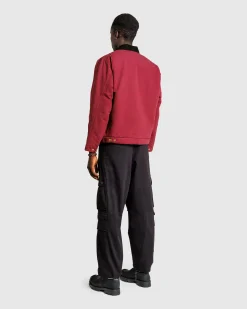 Carhartt WIP OG Detroit Jacket Malbec / Black /aged canvas- Outerwear