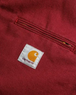 Carhartt WIP OG Detroit Jacket Malbec / Black /aged canvas- Outerwear