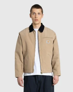Carhartt WIP OG Detroit Jacket Peanut/Black/Aged Canvas- Outerwear