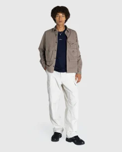 C.P. Company Organic Gabardine Buttoned Utility Overshirt- Shirts