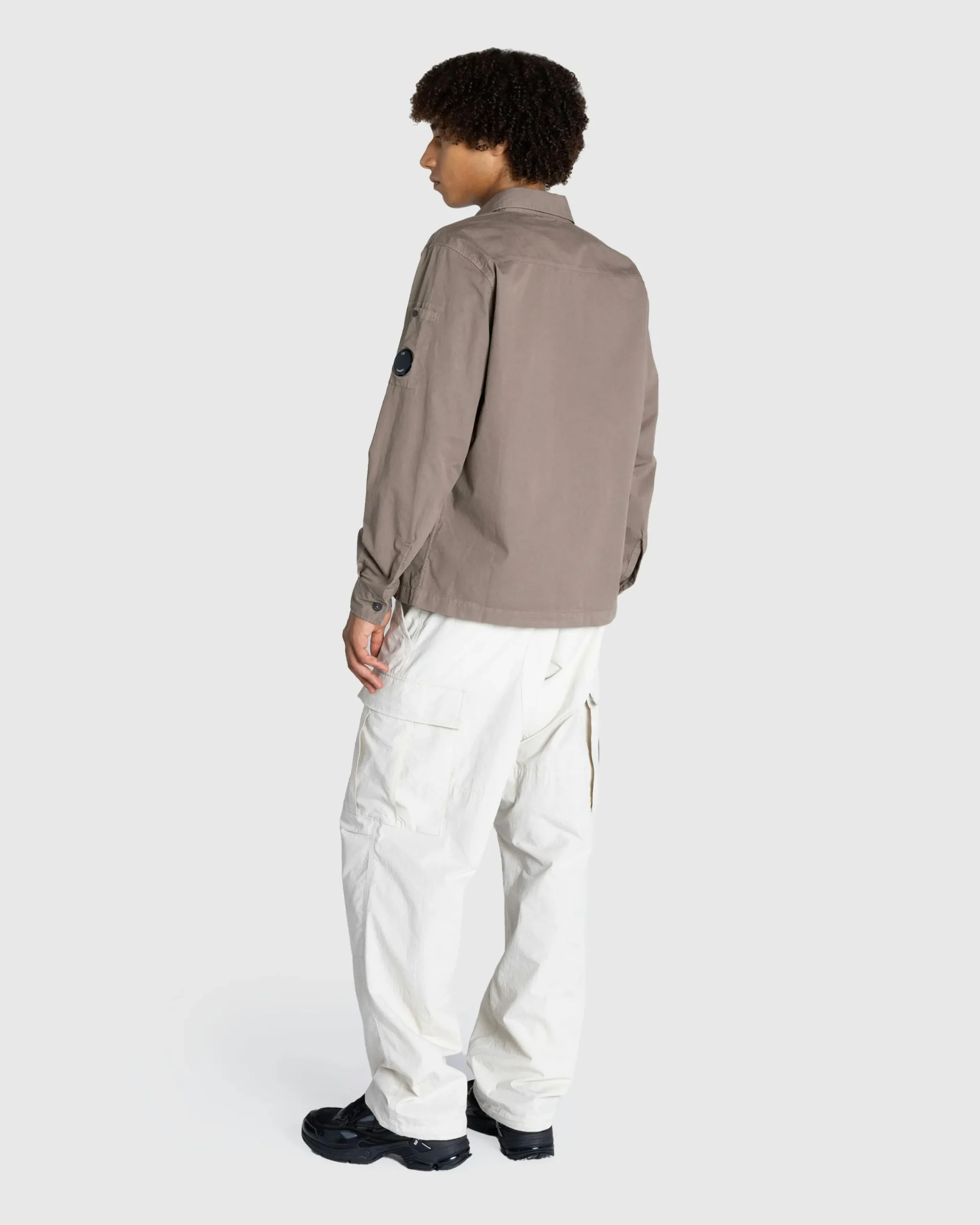 C.P. Company Organic Gabardine Buttoned Utility Overshirt- Shirts