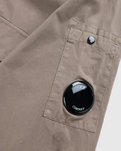 C.P. Company Organic Gabardine Buttoned Utility Overshirt- Shirts