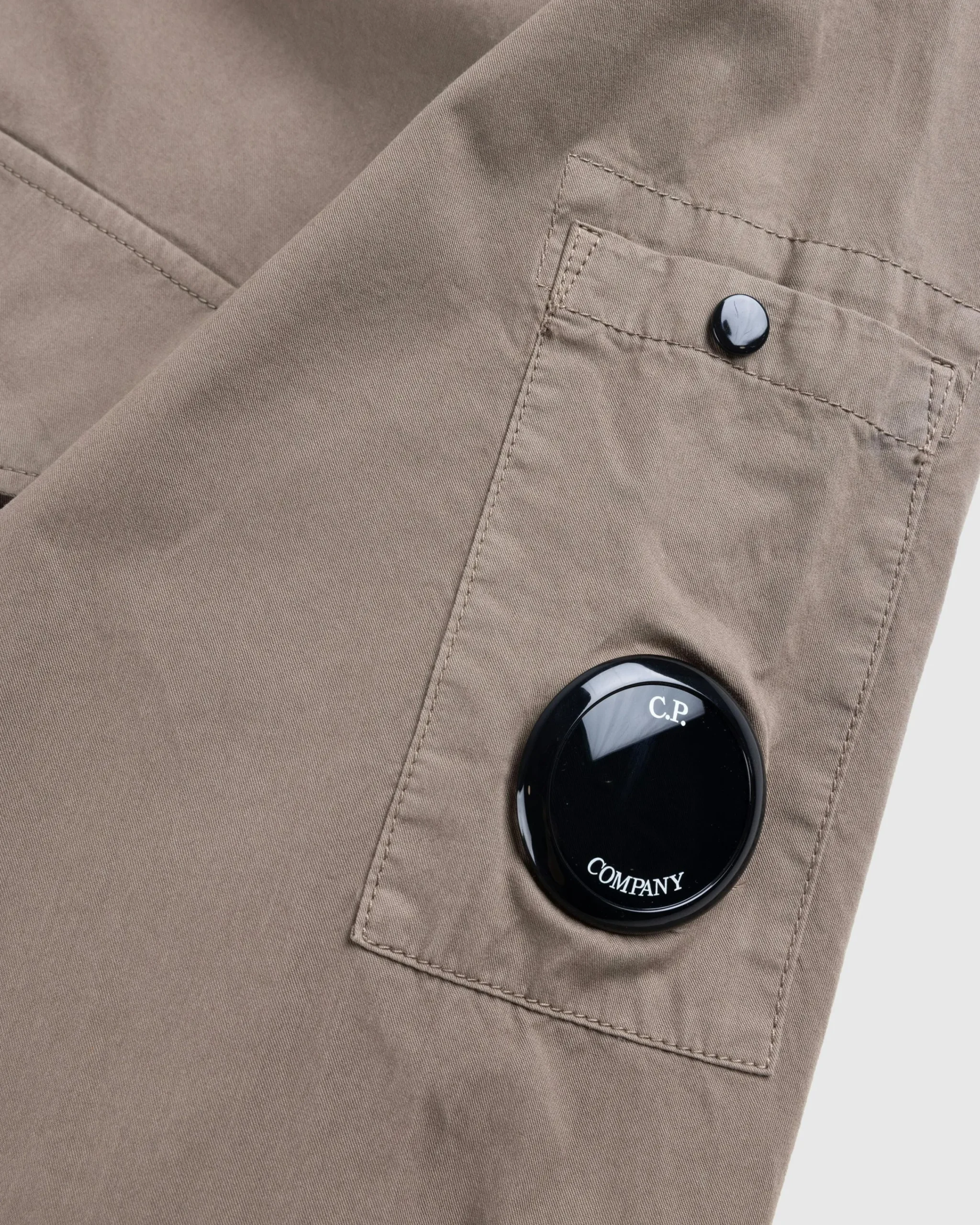 C.P. Company Organic Gabardine Buttoned Utility Overshirt- Shirts