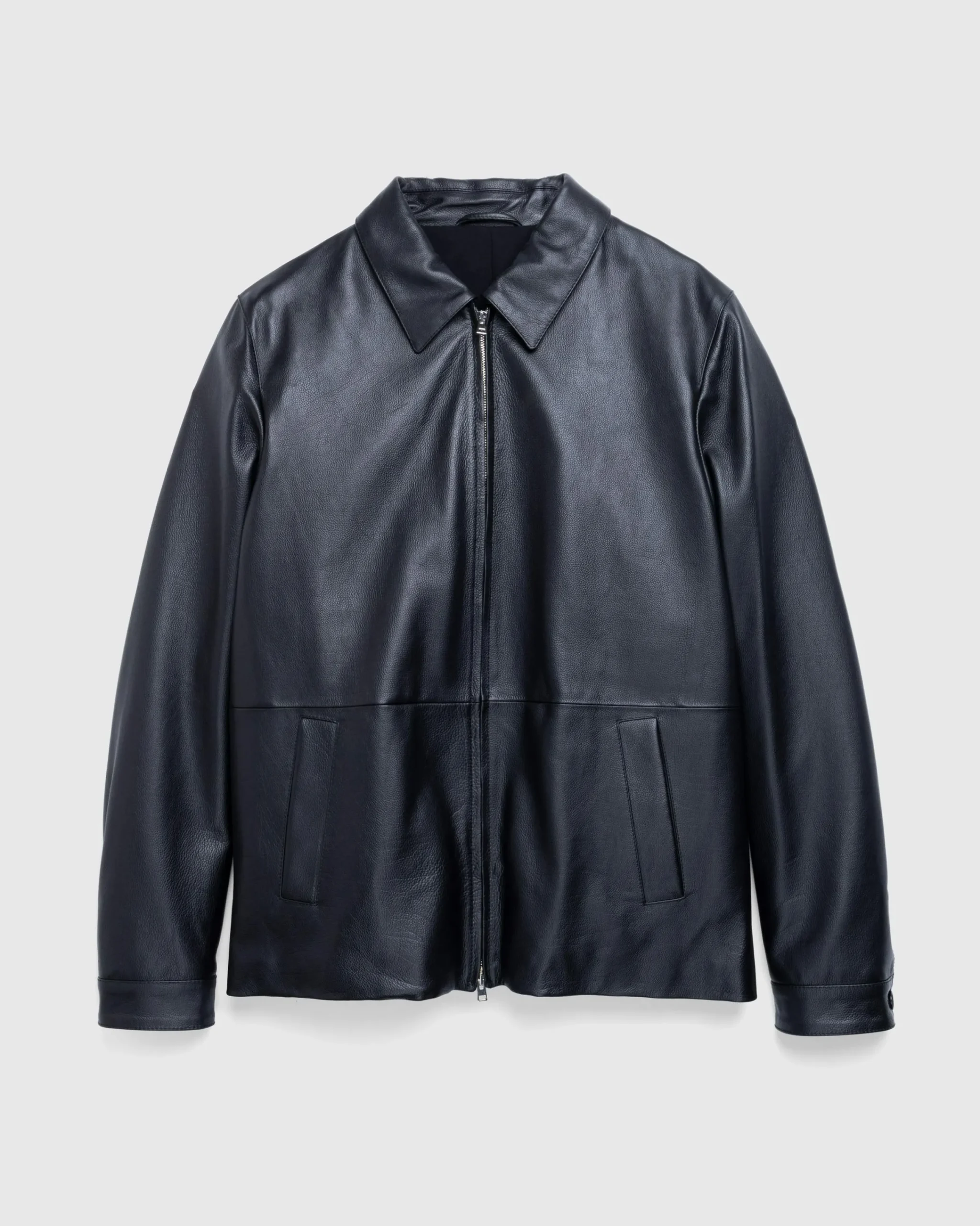 Meta Campania Collective Owen Calf Leather Coaching Jacket- Outerwear