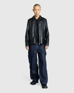 Meta Campania Collective Owen Calf Leather Coaching Jacket- Outerwear