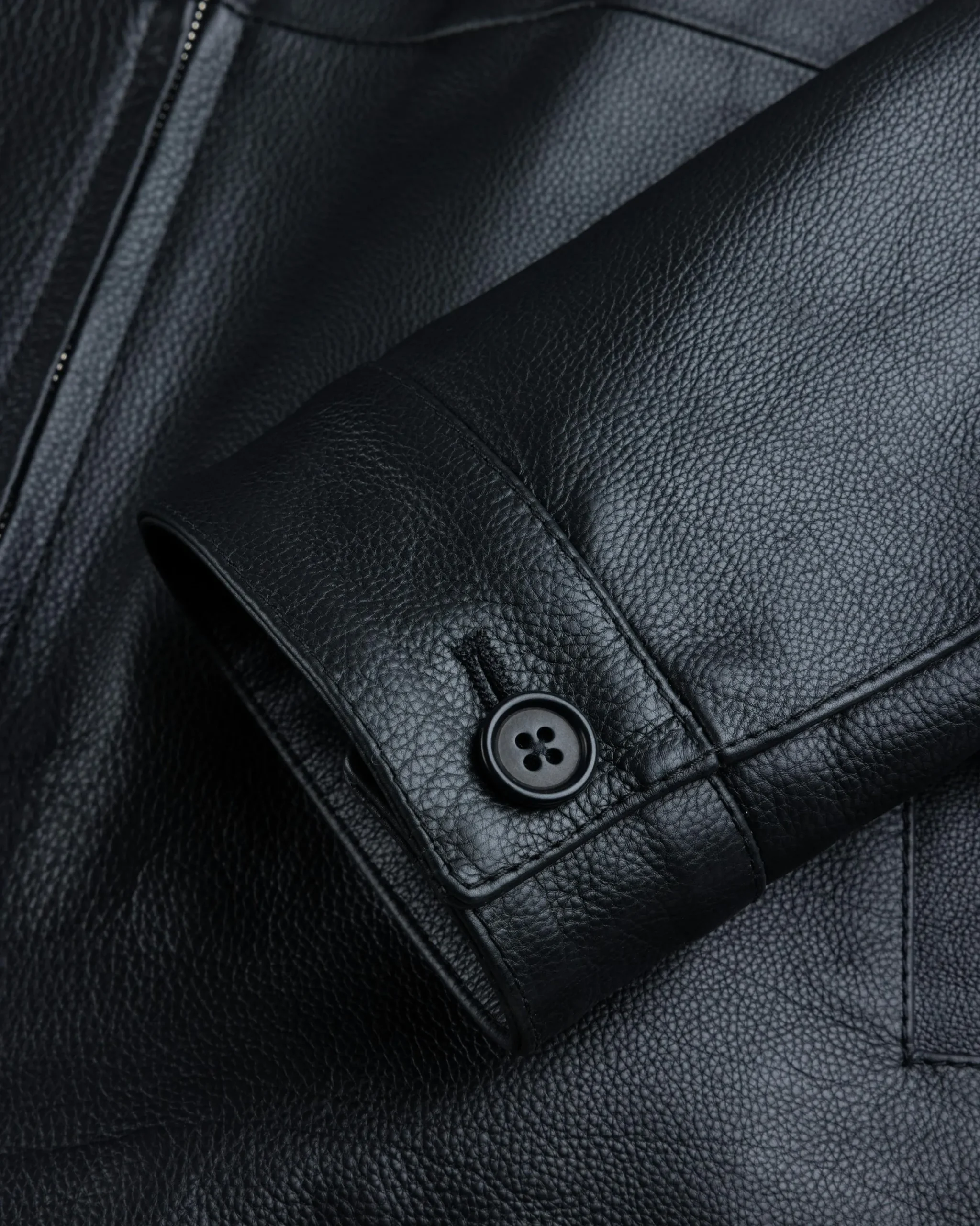 Meta Campania Collective Owen Calf Leather Coaching Jacket- Outerwear