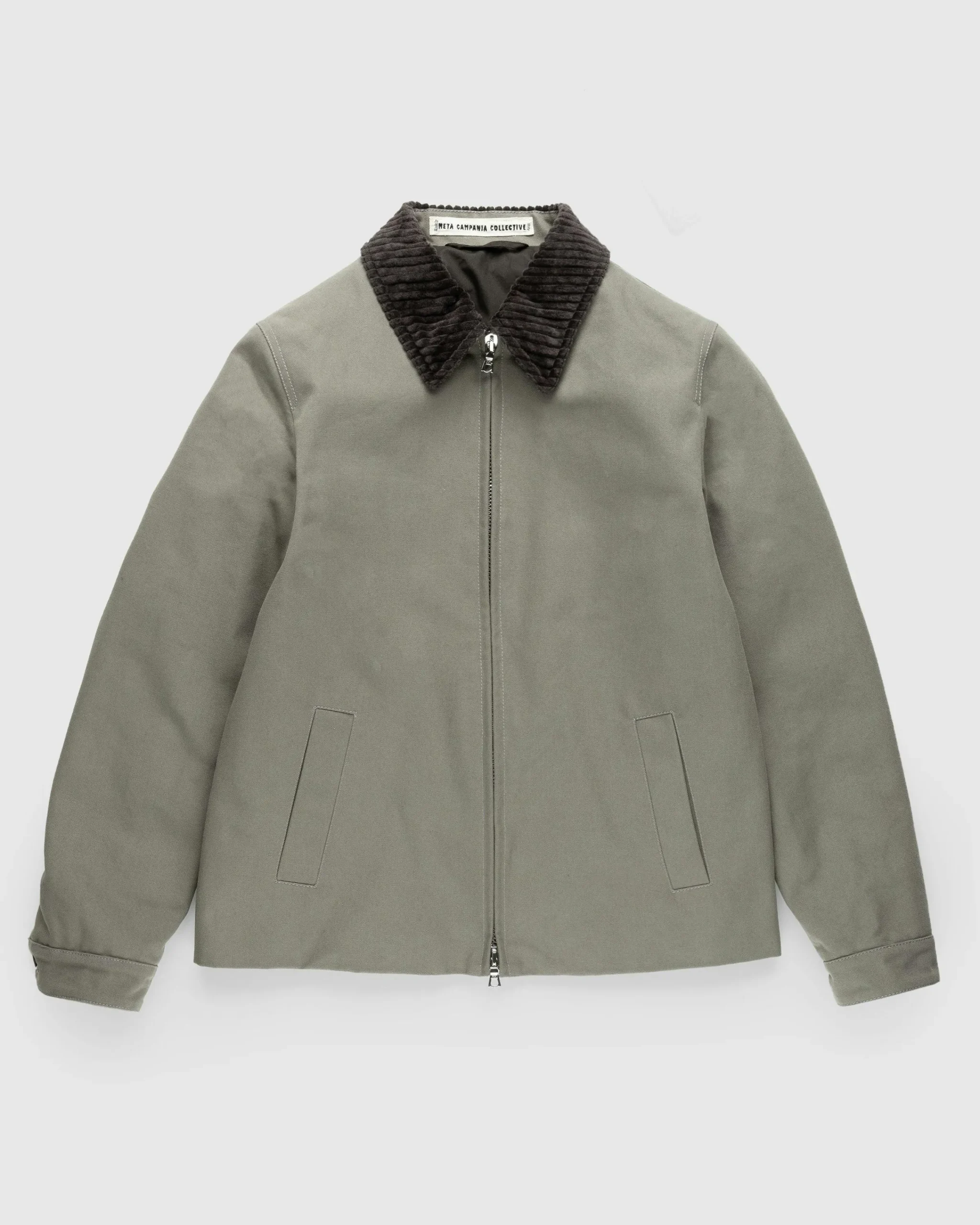 Meta Campania Collective Owen Zip-Up Jacket Weimaraner Grey- Outerwear