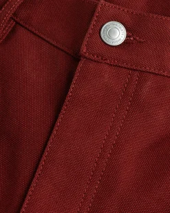 Highsnobiety HS05 Oxford Canvas Carpenter Trousers Red- Pants